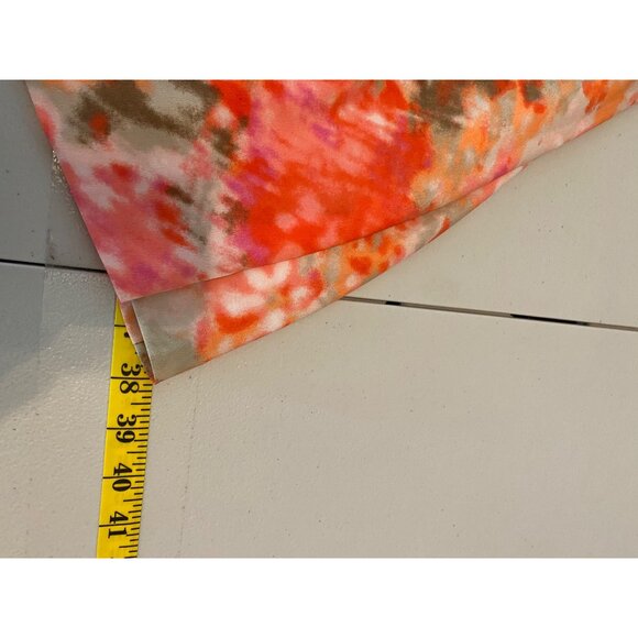 Jessica Howard Sleeveless Floral Dress w/ Belt Cowl Neck Multicolor Size 10 - Picture 9 of 9